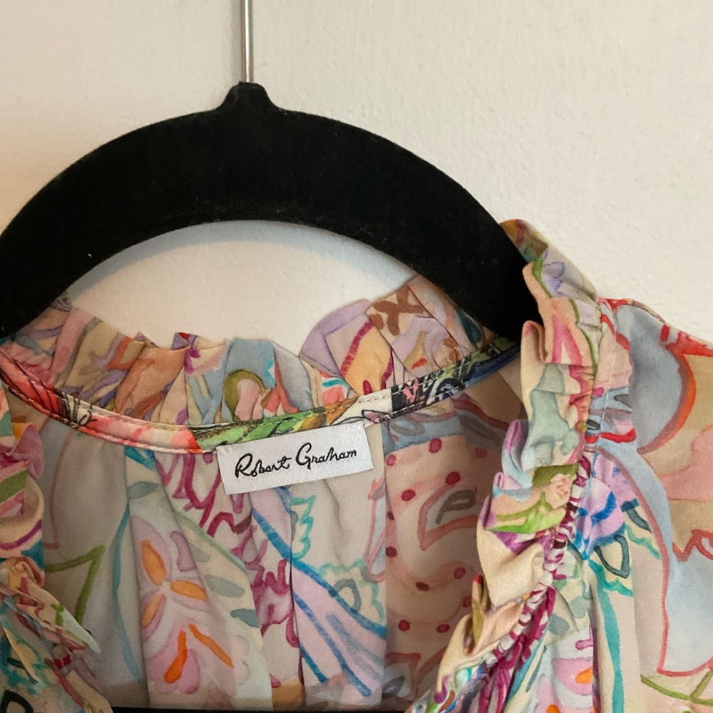 Robert Graham Multicolor Paisley Blouse - Picture 2 of 6